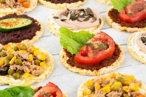 Quinoa crackers Stock Photos