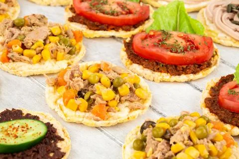 Quinoa crackers Stock Photos