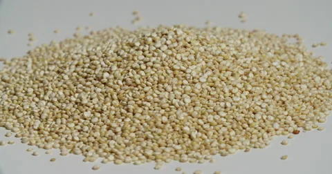 Quinoa Pile Close Up Spinning Stock Footage 64974339