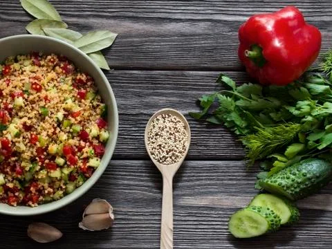 Quinoa salad Stock Photos