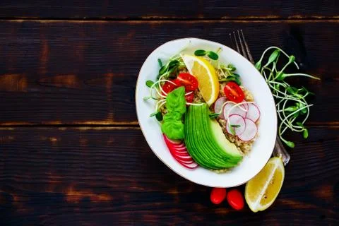 Quinoa salad Stock Photos