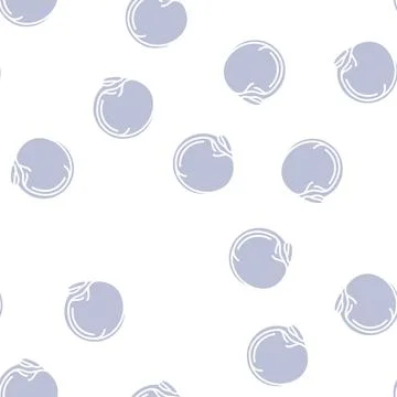 Quinoa seed glyph seamless pattern Stock Illustration