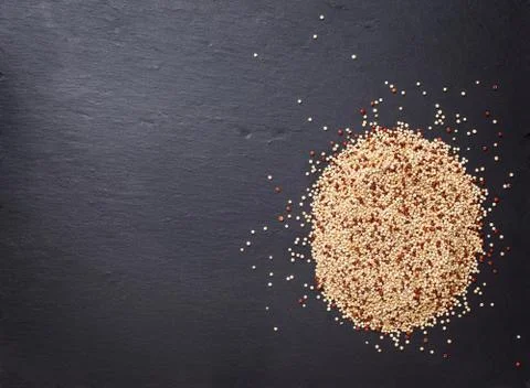 Quinoa (top view) Stock Photos