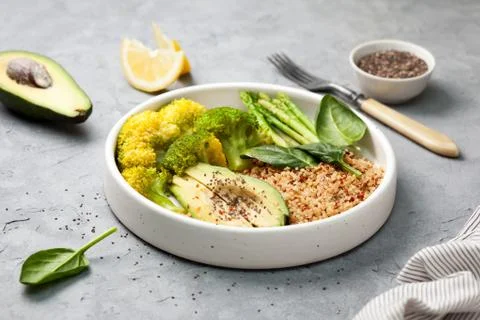 Quinoa with vegetables Stock Photos