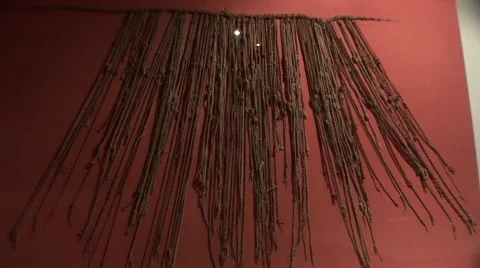 Quipu from Incas Peru Stock Footage 48729971
