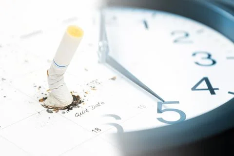 Quit Date Set Stock Photos