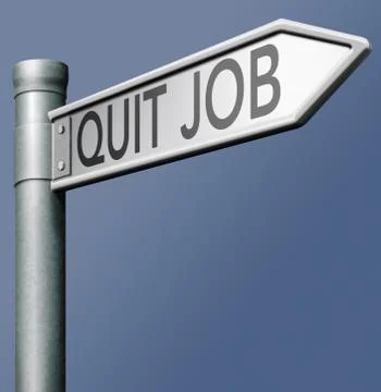 Quit job Stock Illustration