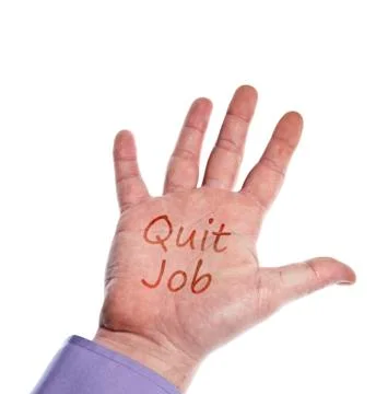 Quit job Stock Photos