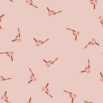 Quit smoking cigarette glyph vector seamless pattern Illustrazione stock