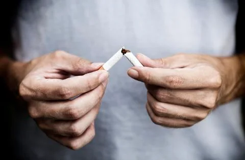 Quit smoking today! Stock Photos