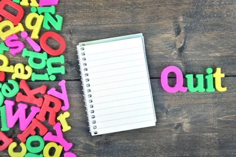 Quit on wooden table Stock-Fotos
