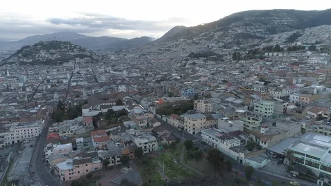 Quito Ecuador Drone Footage Stock Footage