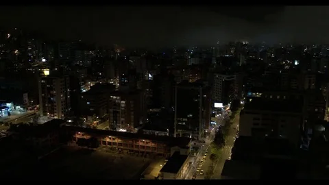 Quito, Ecuador at Night Video stock 83226298