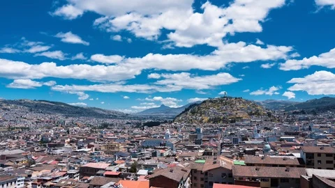 Quito, Ecuador Timelapse Video stock 123084136