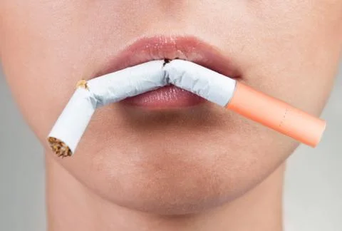 Quitting smoking Stock Photos