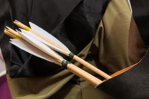 Quiver of arrows Stock Photos