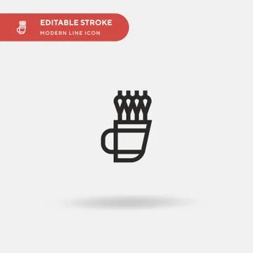 Quiver Simple vector icon. Illustration symbol design template for web mobile Illustrazione stock