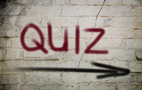 Quiz Concept Illustrazione stock