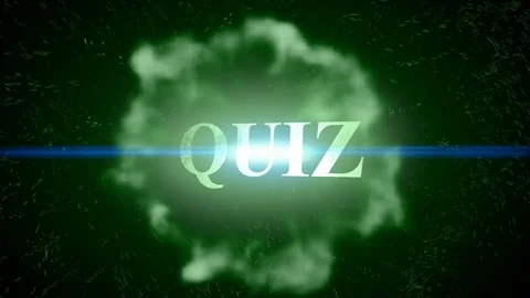 Quiz-Energy Burst Logo Stock-Footage 123734120