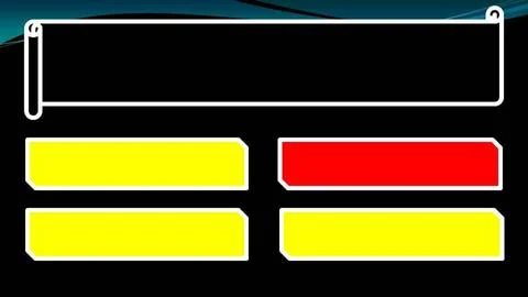 Quiz Format Yellow Colour with red answer Stock Illustration