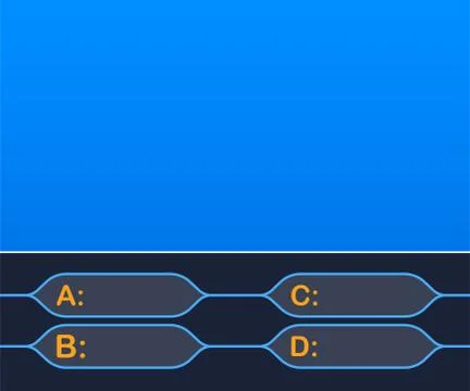 Quiz game vector illustration. Test, exam, answer, education, learning, internet Illustrazione stock