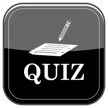 Quiz icon Illustrazione stock