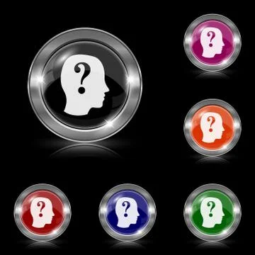 Quiz icon Illustrazione stock