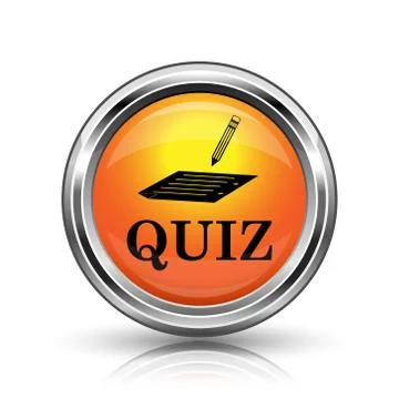 Quiz icon Illustrazione stock