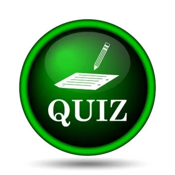 Quiz icon Illustrazione stock