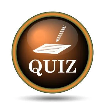 Quiz icon Illustrazione stock