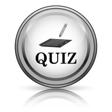 Quiz icon Illustrazione stock