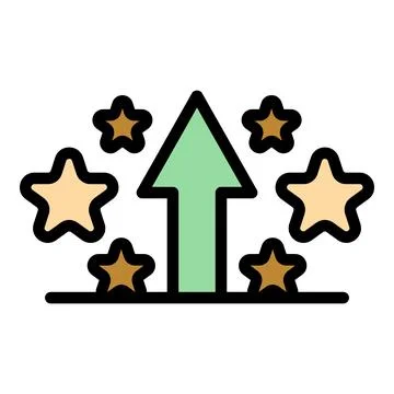 Up quiz icon vector flat Stock Illustration