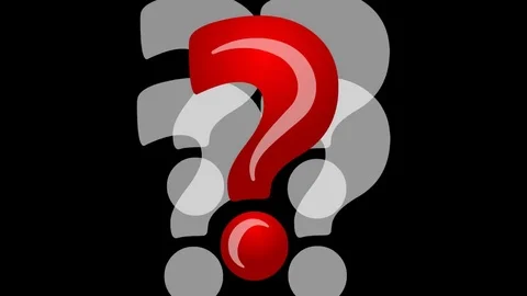 Quiz intro animation with animated question mark, thumb up icon, thumb down icon Stock Footage 73039588