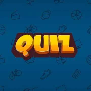 Quiz logo and icon vector Isolated image Stock Illustration