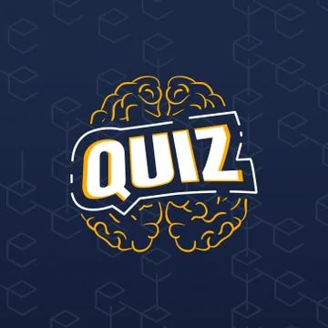 Quiz logo and icon vector Isolated image Stock Illustration
