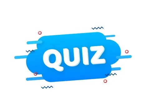 Quiz logo with clock, concept of questionnaire show sing, quiz button, question 스톡 일러스트