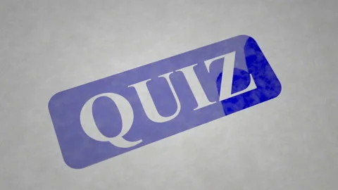 Quiz-Paint On Logo Stock-Footage 141114026