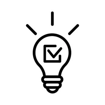 The quiz question answer to the icon vector. Isolated contour symbol illustra Stock Illustration