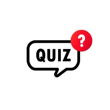 Quiz with question mark sign icon. Questions and answers game symbol. Vector  Stock Illustration