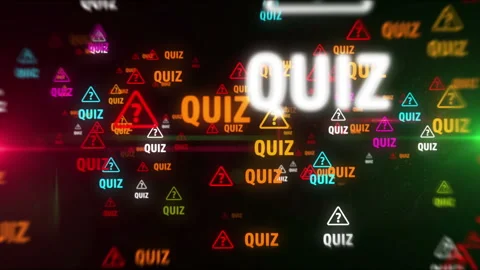 Quiz question mark symbol tunnel effect fly between Video stock 313658921