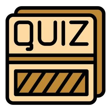 Quiz test icon vector flat イラスト素材