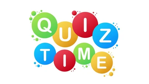 Quiz time banner. The concept is the question with the answer. Motion graphics. Stock Footage 158899462