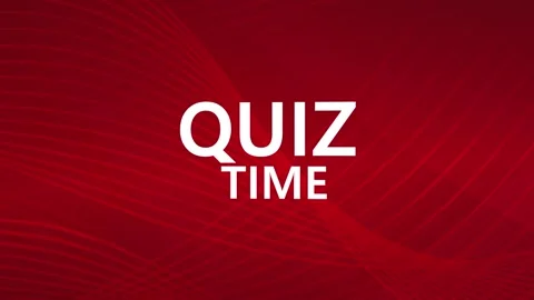 Quiz time with cool font Stock Footage 316683565