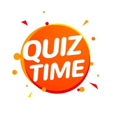 Quiz time icon concept. Vector sign ask game competition Stock Illustration