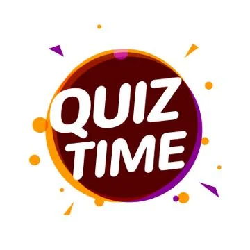 Quiz time icon concept. Vector sign ask game competition Stock Illustration
