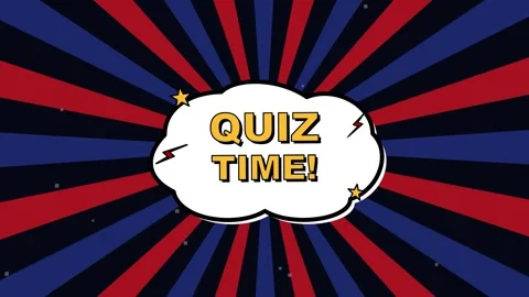 Quiz time motion graphic background with vibrant colors and clock icon Stock Footage 346503758