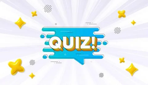 Quiz transition bubble. Answer chat message. Offer sunburst ray banner. Vector 스톡 일러스트