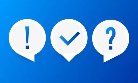 Quiz vector logo isolate on white, questionnaire icon, poll sign. イラスト素材