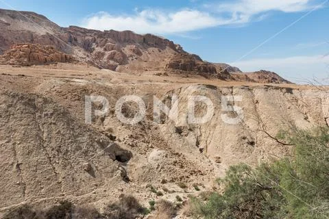Qumran caves, Holy Land, Israel Stock Photos