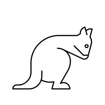 Quokka Logo Stock Illustration